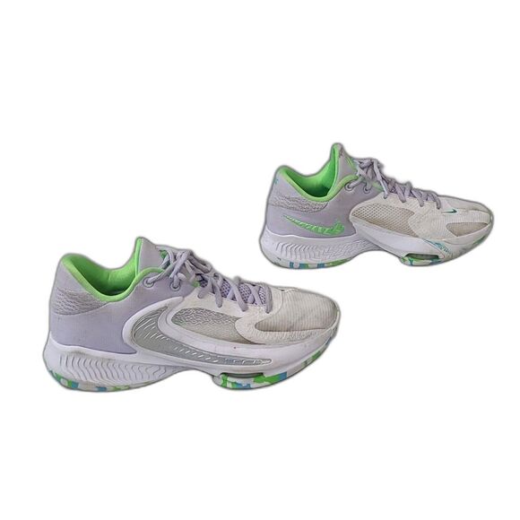 Nike Other - Nike Zoom Freak 4 White and Green Trim Shoes Men's Size 8